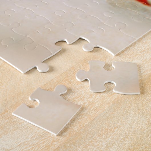 Rote Mütze Frauen auf Skitour Puzzle (Seite)