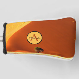 Rote Namibia Sanddünen Foto Monogramm Golf Headcover