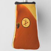 Rote Namibia Sanddünen Foto Monogramm Golf Headcover (Rotieren 90)