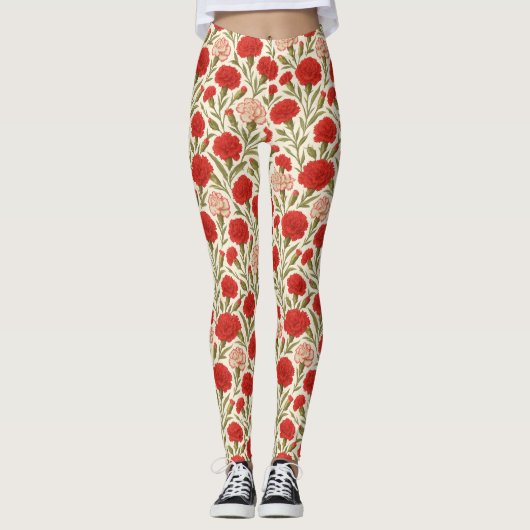Rote Narbe Leggings (Vorderseite)