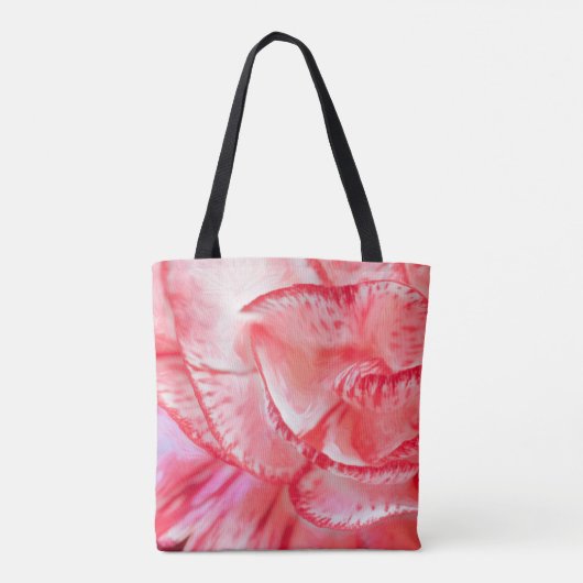Rote Narbendecke Allround-Print-Totbeutel, Mittel Tasche (Rückseite)