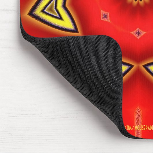 Rote Narzisse Mousepad (Ecke)