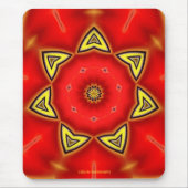 Rote Narzisse Mousepad (Vorne)