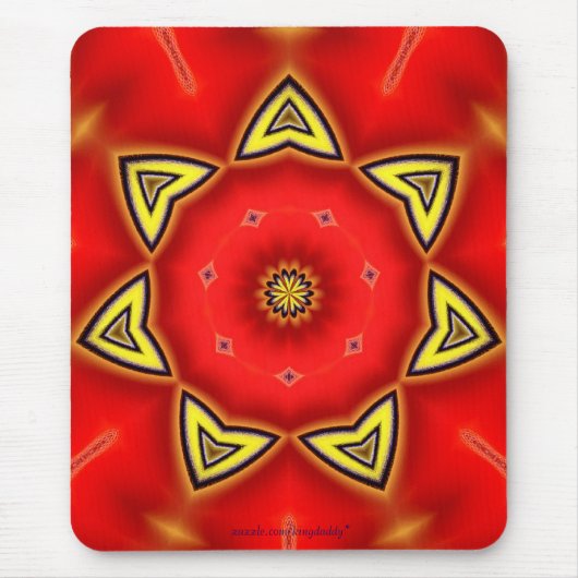 Rote Narzisse Mousepad (Vorne)