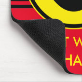 Rote Nase - Gelb + Ihre Ideen Mousepad (Ecke)