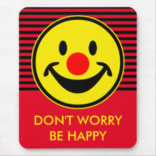 Rote Nase - Gelb + Ihre Ideen Mousepad