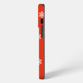 Rote Nasenhirsche iPhone Hülle (Linke Seite)