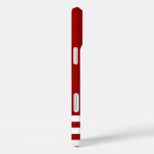 Rote Nautische Seile und Anker Mit Monogramm Case-Mate iPhone Hülle (Rückseite / Rechts)