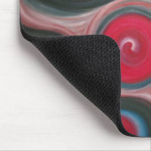 Rote Nebelfleck-Mausunterlage Mousepad (Ecke)