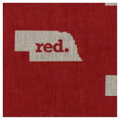 ROTE NEBRASKA STOFF (Nahaufnahme)
