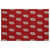 ROTE NEBRASKA STOFF (Fat Quarter (45,7 x 55,9 cm))