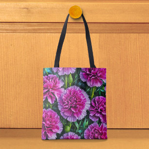 Rote Nelken Bild Nr. 3 Tragetasche Tasche