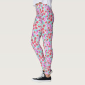 Rote Nelken Leggings (Links)