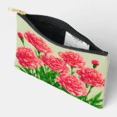 Rote Nelken-Tasche Zubehörtasche (Offen)