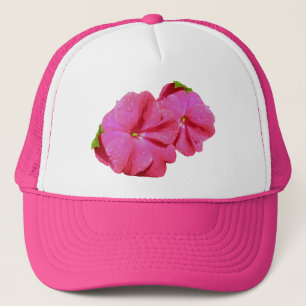 Rote neue Guinea Impatiens Coordinated Items Truckerkappe