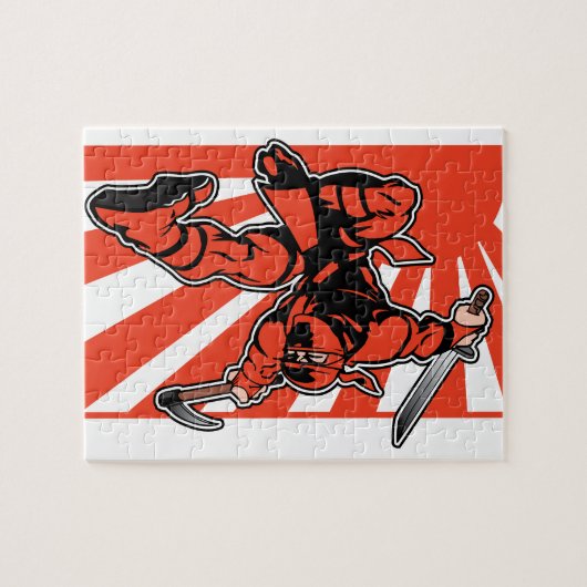 Rote Ninja Puzzle (Horizontal)