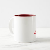 Rote Ninja Tasse (Vorderseite Links)