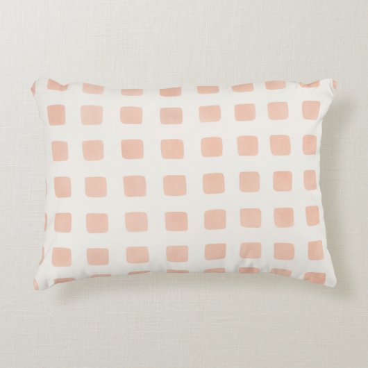 Röte Nordic Dots Dekokissen (Vorderseite)