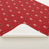 Rote Nussknacker-Sherpa-Decke Sherpadecke (3/4)