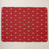 Rote Nussknacker-Sherpa-Decke Sherpadecke (Vorderseite (Horizontal))