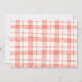 Rote Nutztiere Geburtstag Foto Dankeschön Karte (Rückseite)