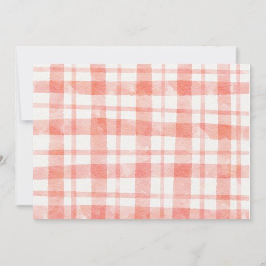 Rote Nutztiere Geburtstag Foto Dankeschön Karte (Rückseite)