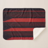 Rote Oberfläche Sherpadecke (Vorderseite (Horizontal))