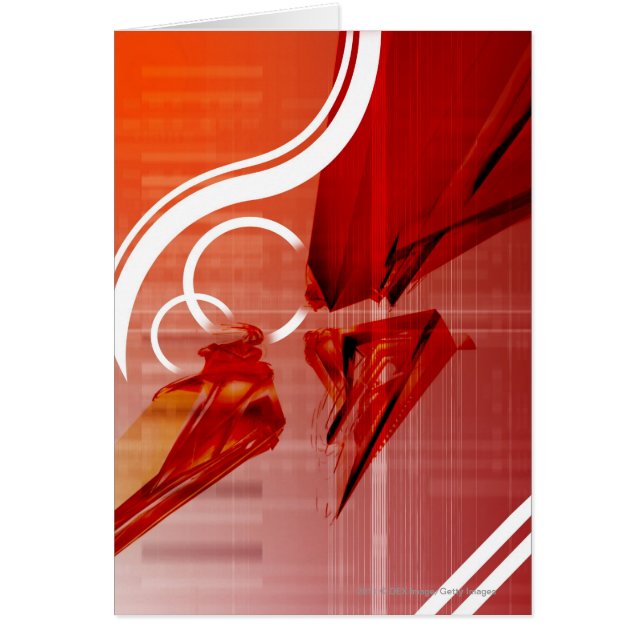 Rote Objekte mit weißen Linien (Vorne)