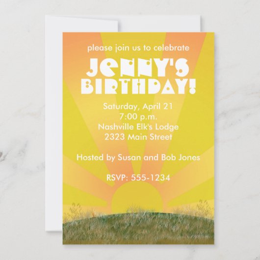 Rote oder grüne Traktor-Party Einladung: Wählen Einladung (Rückseite)