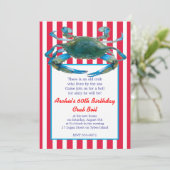 Rote oder Marine, Rote oder Marine Einladung (Stehend Vorderseite)