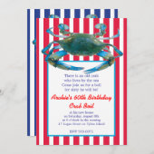 Rote oder Marine, Rote oder Marine Einladung (Vorne/Hinten)