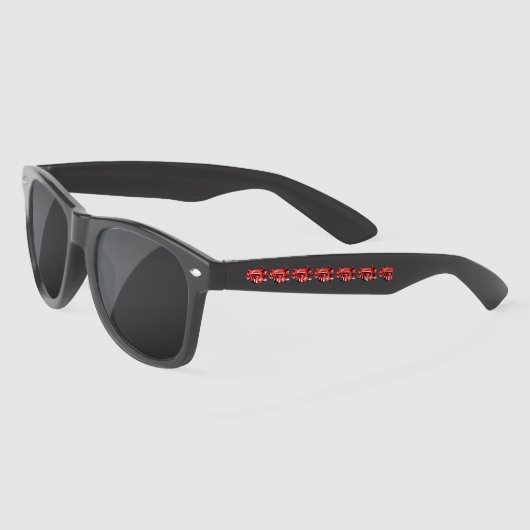 Rote Oi-bemalte Motoren, Sonnenbrille (Links)
