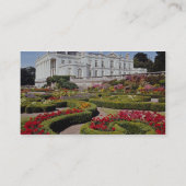 Rote Oldway Villa, Paignton, Devon, England flowe Visitenkarte (Rückseite)