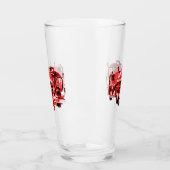 rote Ölgemälde für Feuerwehrfahrzeuge, Glas (Links)