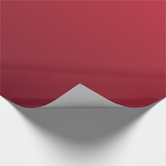 Rote Ombre Kaffee-Weihnachtsschalen-Art Geschenkpapier (Ecke)