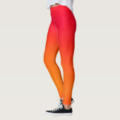 Rote Ombre Leggings (Links)