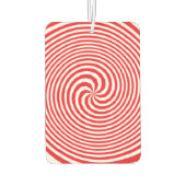 rote optische Illusion Autolufterfrischer (Rückseite)