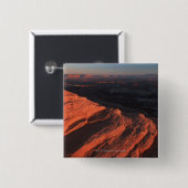 Rote orange Felsen-Seite in Utah Button (Vorne & Hinten)