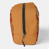 ROTE ORANGE GELBE ABORIGINALE TRIBALPATTER WASCHBEUTEL (Rechts)