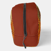 ROTE ORANGE GELBE ABORIGINALE TRIBALPATTER WASCHBEUTEL (Rechts)