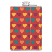 ROTE ORANGE GELBE AQUAMARINE BURGUNDY HERZEN FLACHMANN (Rückseite)