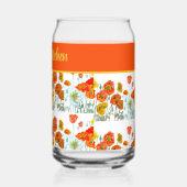 Rote Orange Gelbe Mohnblumen Klatschmohn Blumen Dosenglas (Links)
