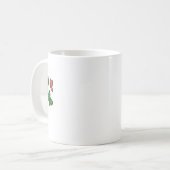 Rote, orange und grüne Schmetterlings-Tasse Kaffeetasse (Vorderseite Links)