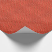 Rote Orange Wand Geschenkpapier (Ecke)