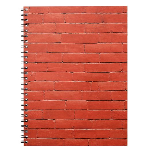 Rote Orange Wand Notizblock (Vorderseite)