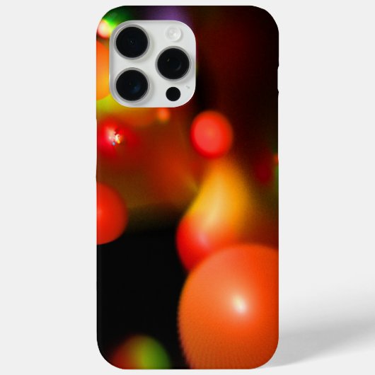 ROTE ORANGE YELLOW QUANTUELLE BUBBLES Case-Mate iPhone HÜLLE (Rückseite)
