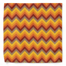 ROTE ORANGE YELLOW ZIG ZAG STRIPEN