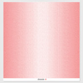 Rote, orangefarbene und rosa Pinselstriche vermisc Aufkleber (Blatt)