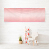 Rote, orangefarbene und rosa Pinselstriche vermisc Banner (Insitu)