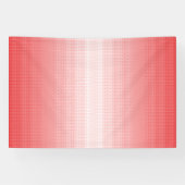 Rote, orangefarbene und rosa Pinselstriche vermisc Banner (Horizontal)
